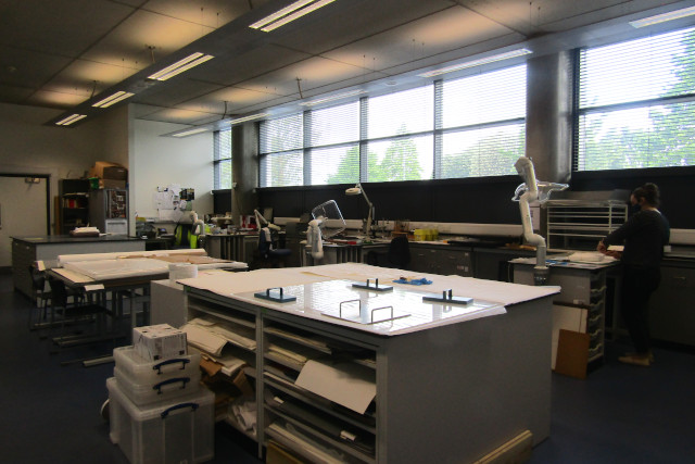 Conservation room at Hull History Centre