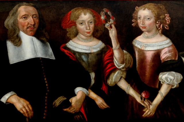 Painting of the Crowle Family of Hull, c.1665