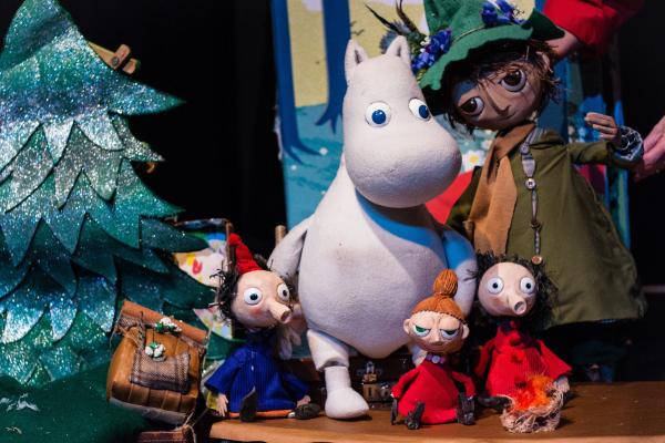 A Moomin puppet show