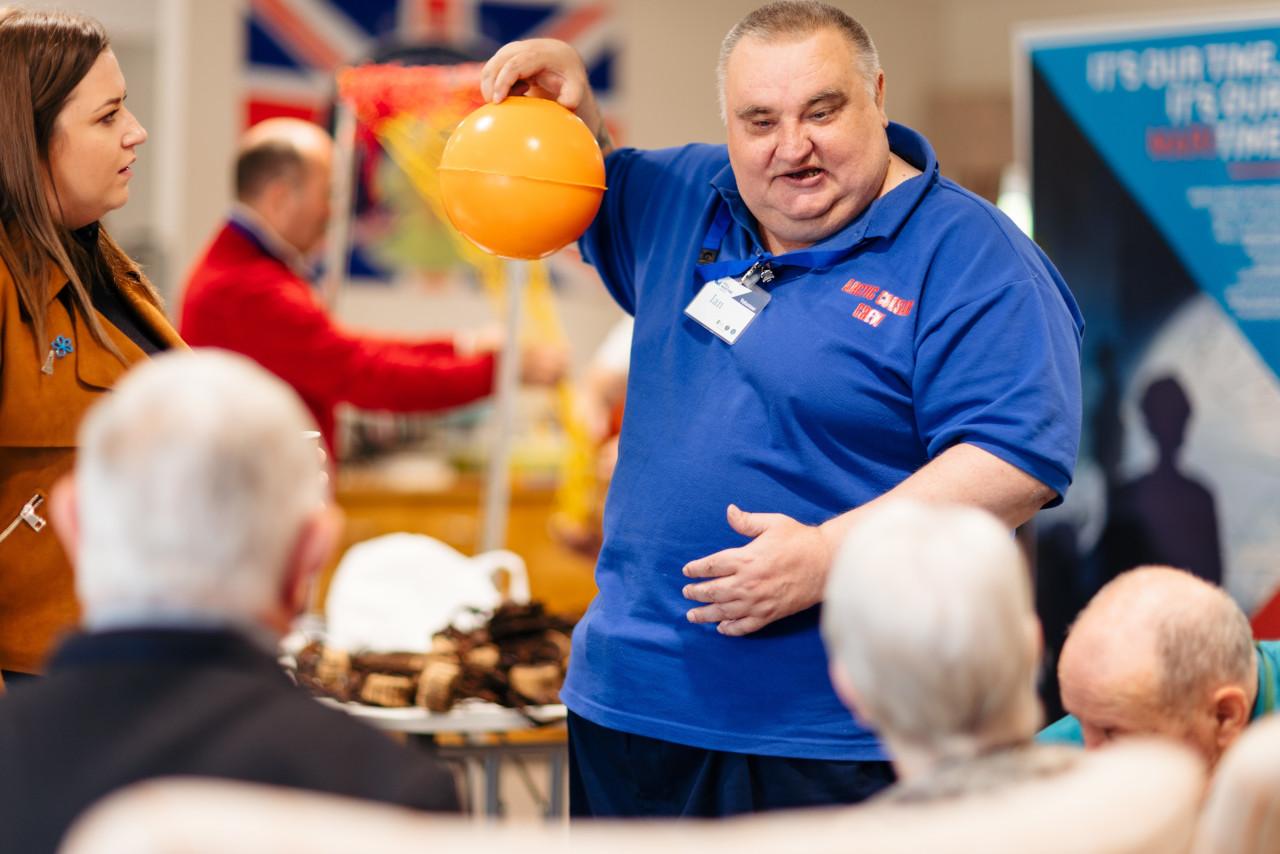 Volunteers deliver reminiscence activities across the city and at our sites